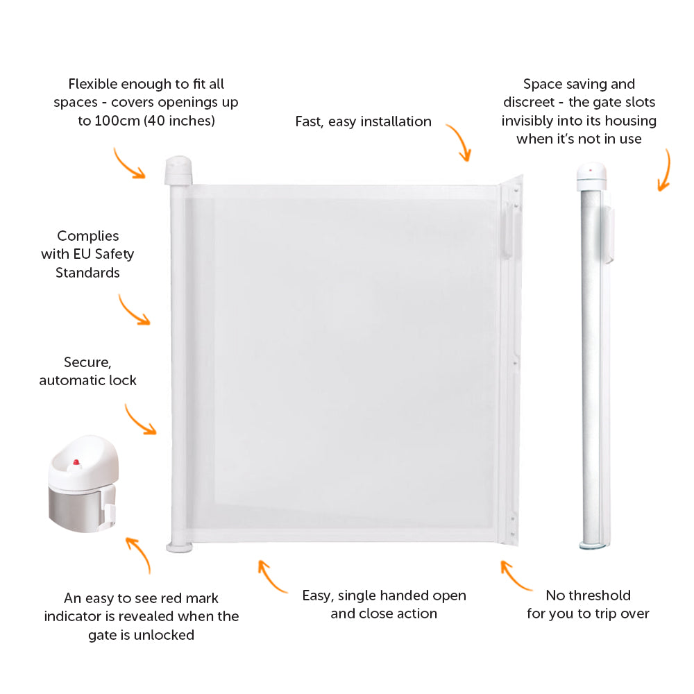 Lascal KiddyGuard® Assure White – Cheeky Rascals UK