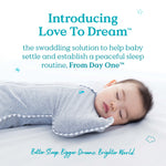 Love To Dream Stage 1 Swaddle Up™ Cotton Extra Warm - Moonlight Olive - Cheeky Rascals UK