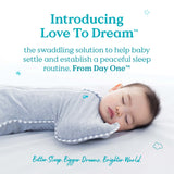 Love To Dream Stage 1 Swaddle Up™ Cotton Extra Warm - Moonlight Olive - Cheeky Rascals UK