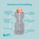 Love To Dream Stage 1 Swaddle Up™ Cotton Extra Warm - Moonlight Olive - Cheeky Rascals UK