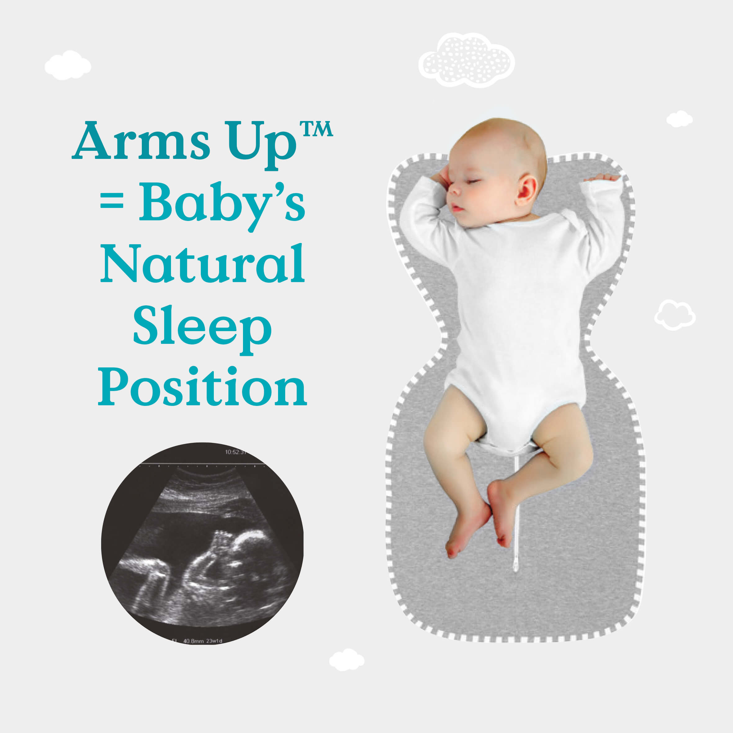 Love To Dream Stage 1 Swaddle Up™ Cotton Extra Warm - Moonlight Olive - Cheeky Rascals UK