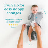 Love To Dream Stage 1 Swaddle Up™ Cotton Extra Warm - Moonlight Olive - Cheeky Rascals UK