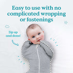 Love To Dream Stage 1 Swaddle Up™ Cotton Extra Warm - Moonlight Olive - Cheeky Rascals UK