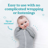 Love To Dream Stage 1 Swaddle Up™ Cotton Extra Warm - Moonlight Olive - Cheeky Rascals UK