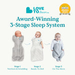 Love To Dream Stage 1 Swaddle Up™ Cotton Extra Warm - Moonlight Olive - Cheeky Rascals UK