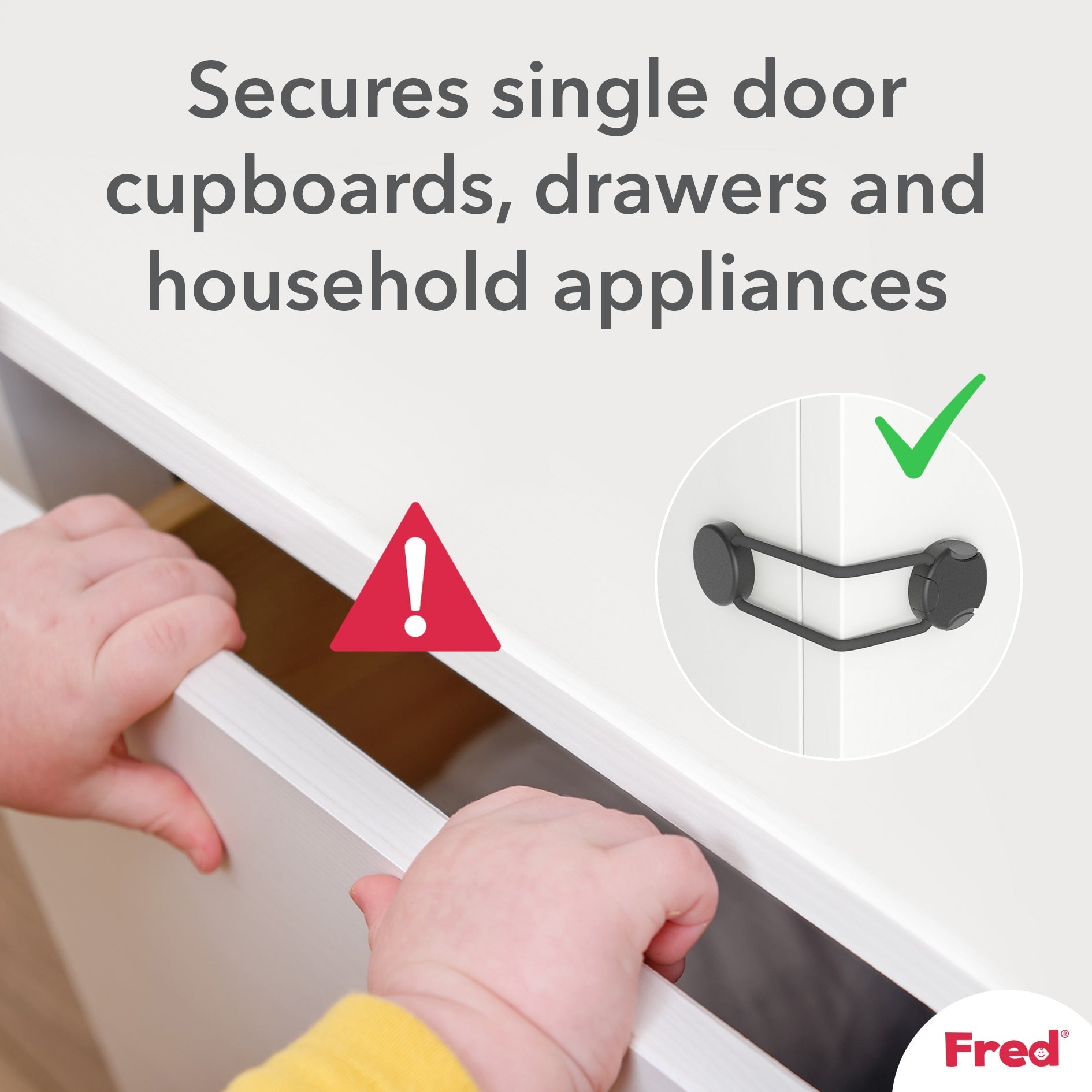 Fred Safety Multi-Purpose Block (x1) - Pure White - Cheeky Rascals UK