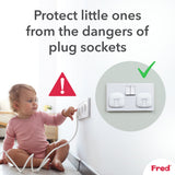 Fred Safety Plug Socket Cover (x6) - Cheeky Rascals UK