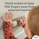 Fred Safety Plug Socket Cover (x6) - Cheeky Rascals UK