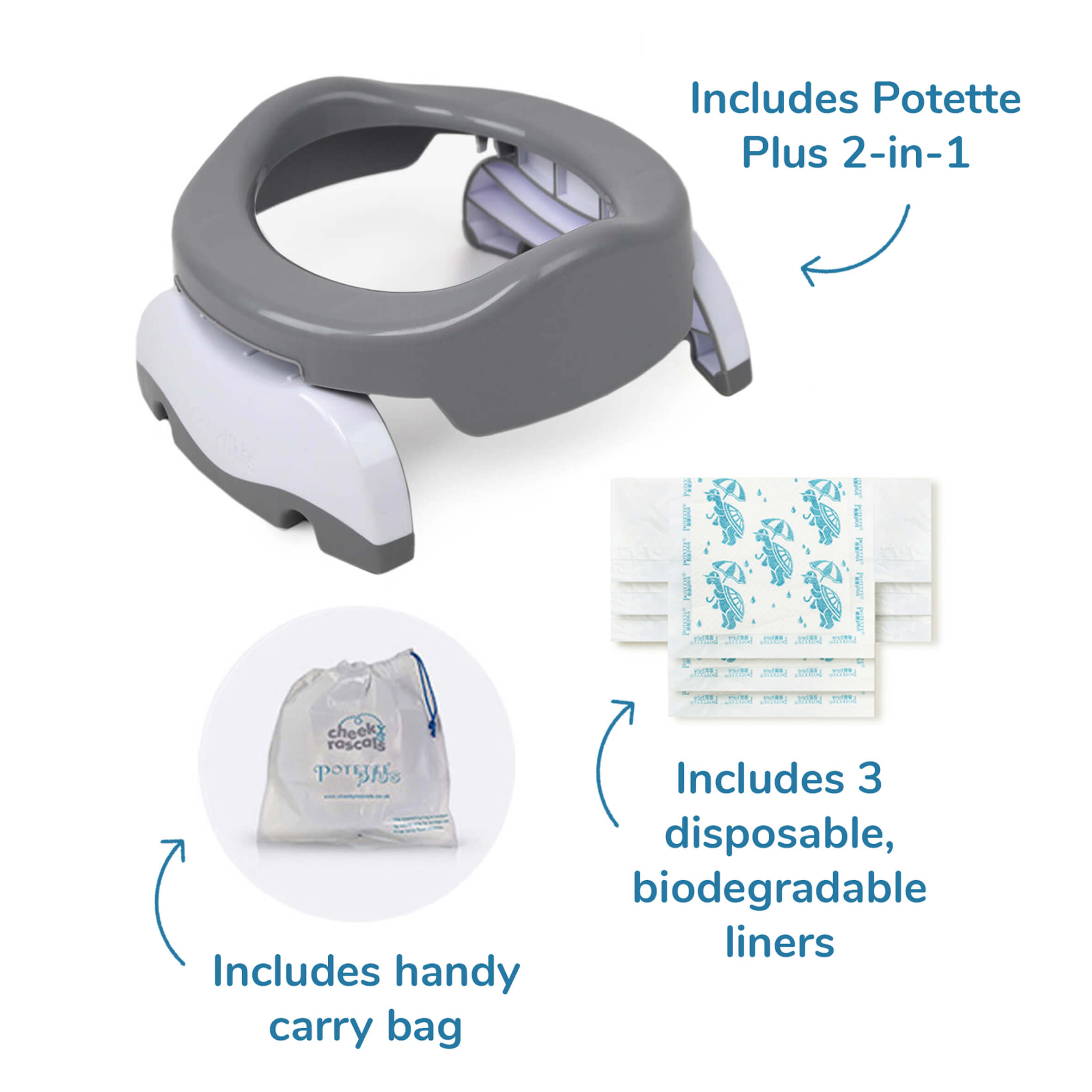 Potette® Plus 2-in-1 Premium Bundle - Cheeky Rascals UK