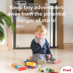 Fred Safety Pressure Fit Clear-View Stairgate - Cheeky Rascals UK