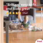 Fred Safety Pressure Fit Clear-View Stairgate - Cheeky Rascals UK