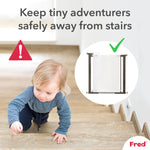 Fred Safety Pressure Fit Clear-View Stairgate - Cheeky Rascals UK
