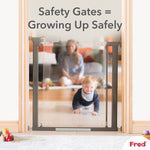 Fred Safety Pressure Fit Clear-View Stairgate - Cheeky Rascals UK