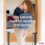 Fred Safety Pressure Fit Clear-View Stairgate - Cheeky Rascals UK