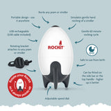 Rockit Rocker - Portable Baby Rocker - Rechargeable - Cheeky Rascals UK