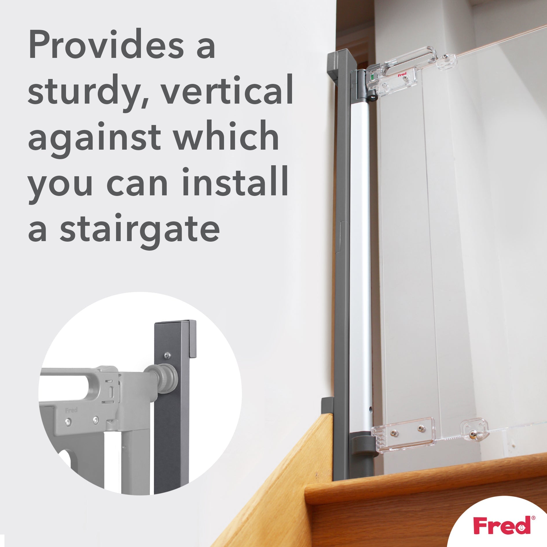 Fred Safety Universal Wall & Skirting Kit - Dark Grey - Cheeky Rascals UK