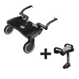 BUNDLE: Lascal BuggyBoard® Maxi Designer - Black Croc + Saddle in Grey