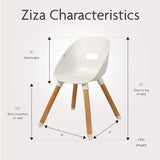 Ziza Play Chair 2 Pack - Coconut White - Cheeky Rascals UK