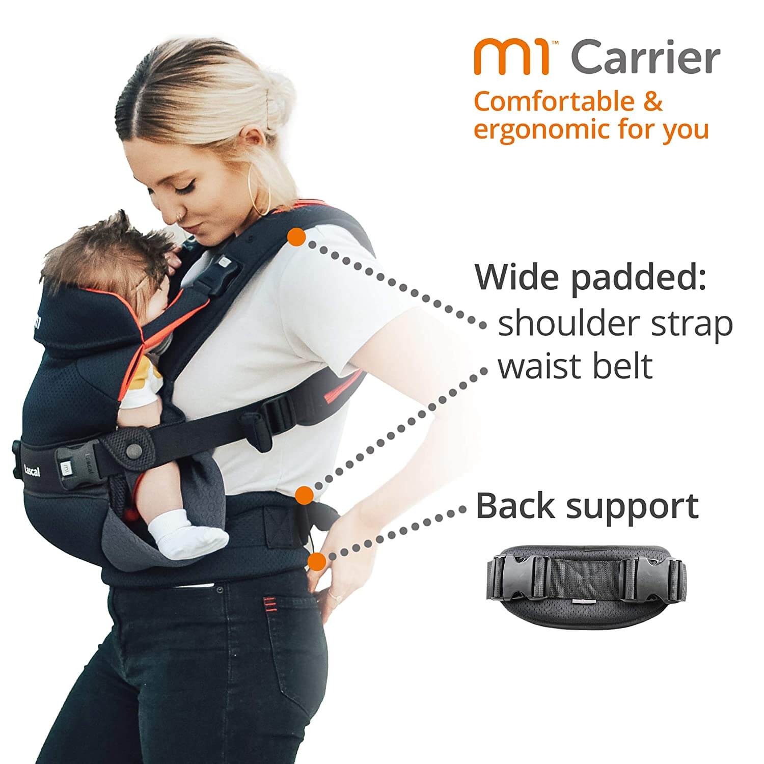 Chucky Rascals Lascal M1 Baby Carrier - Morning Blue – Cheeky Rascals UK